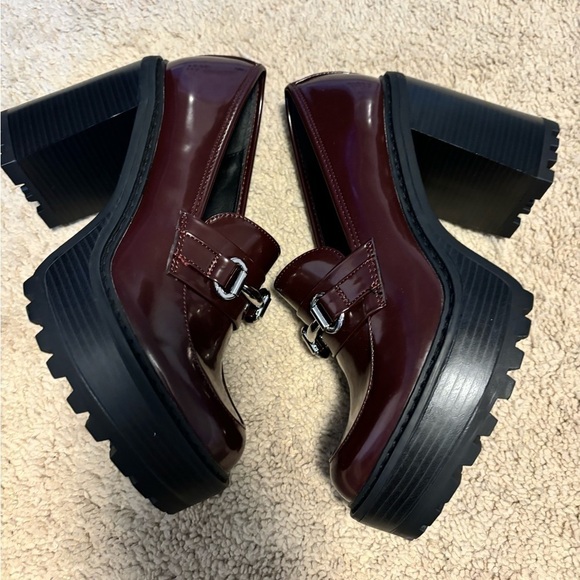 Madden Girl Kiera Oxblood shoes size 8.5 - Picture 3 of 5